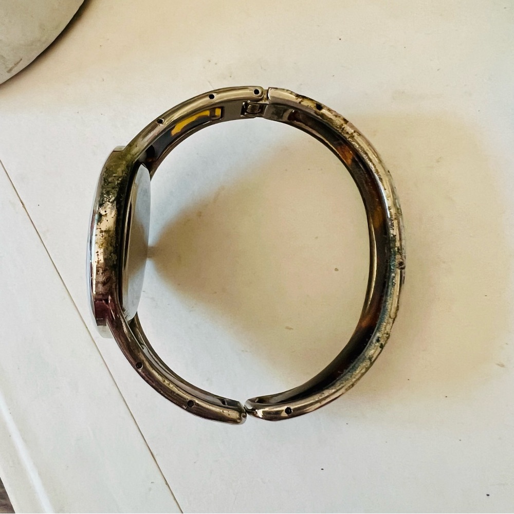 Narmi Tortoise Shell Cuff Watch - image 5